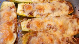 Now you will prepare Delicious Zucchini. Healthy and incredibly tasty! Stuffed zucchini.