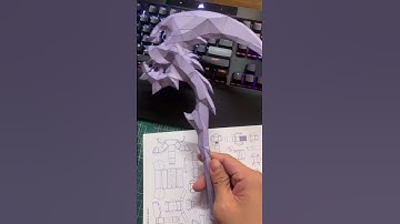 Tự tay làm 1 cây lưỡi hái tủ thần bằng giấy #kirigami