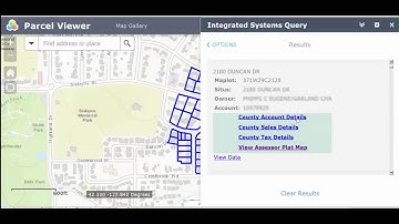 Integrated System Query Widget for ArcGIS Online