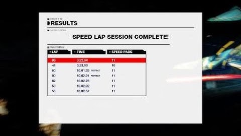 Wipeout Omega | Vineta K Reverse Venom Speed Lap