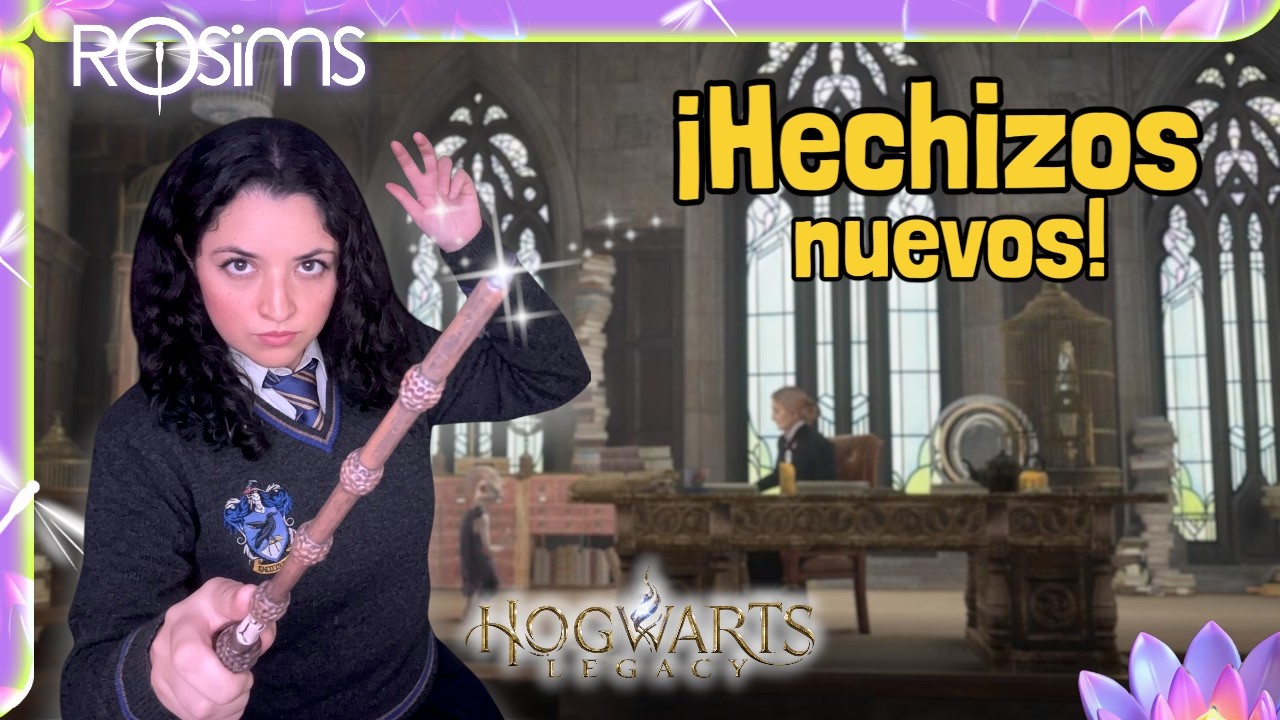¡HECHIZOS NUEVOS! 🎮✨ Vamos a clases de magia en Hogwarts Legacy | RoSims