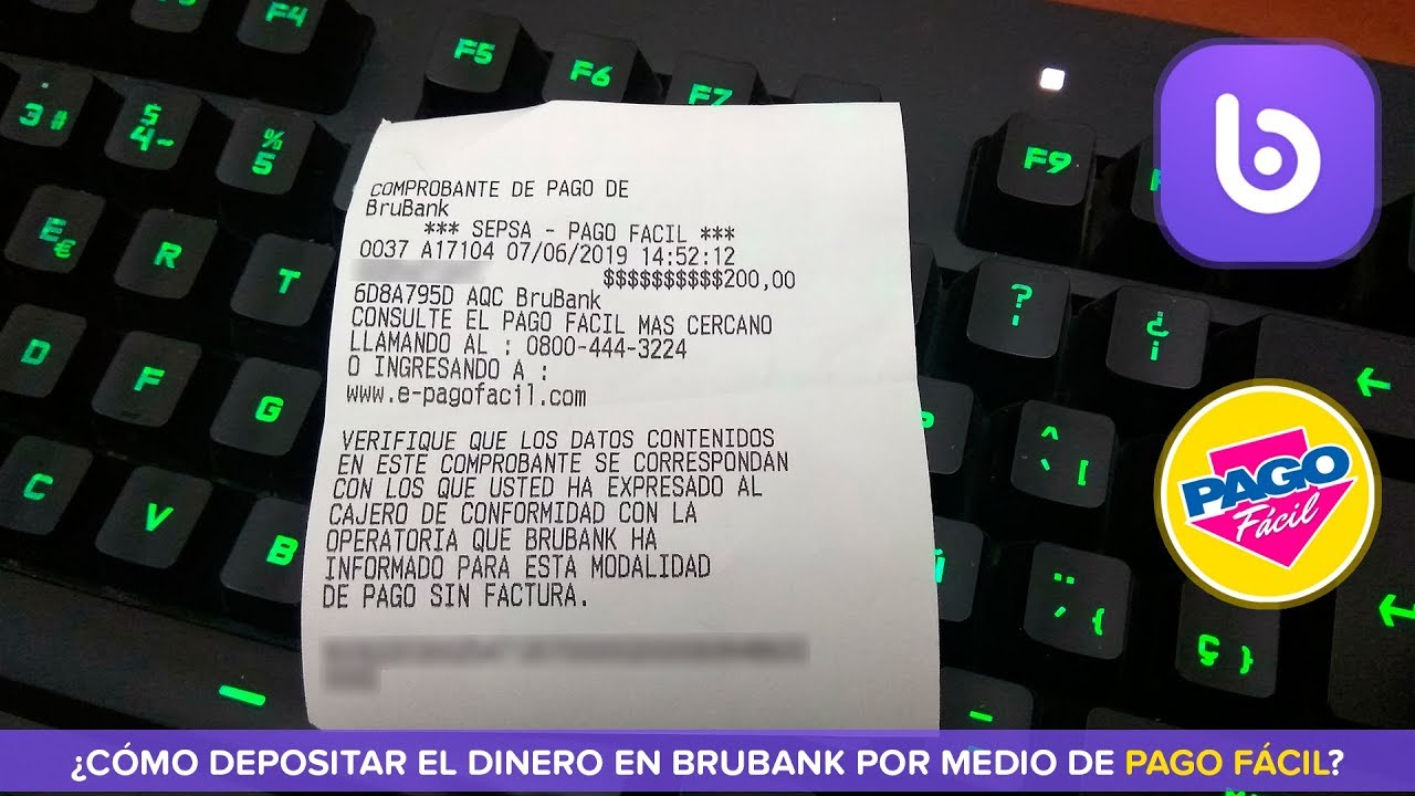 ¿Cómo depositar plata a un CBU por pago Fácil?