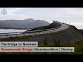 &quot;Drunk Bridge&quot; in Norway. Storseisundet Bridge. The Atlantic Road. VIDEO TRAVELS ONE MINUTE GUIDE