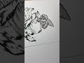 【進撃の巨人】獣の巨人描いてみた。 Attack on Titan/Drowing Beast Titan. This is drawn without draft.