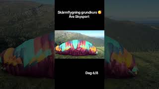 Åre, back at it! ?? Skärmflyningskurs Åre Skysport.  #skärmflygning #åre #paraglide
