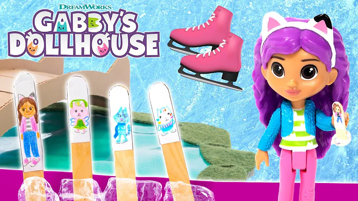 ❄️ Ice Skate Day with the Gabby Cats ⛸️ | GABBY'S DOLLHOUSE TOY PLAY ADVENTURES