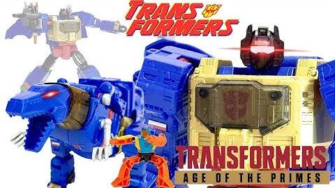 Transformers Age of the Primes - G2 UNIVERSE: GRIMLOCK and Autobot WHEELIE