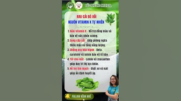 Rau Cải Bó Xôi – Nguồn Vitamin K Tự Nhiên Giúp Xương Chắc & Máu Khỏe | DINH DƯỠNG 24H