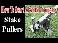 Four Different Stake Pullers - Start A Party Rental Company