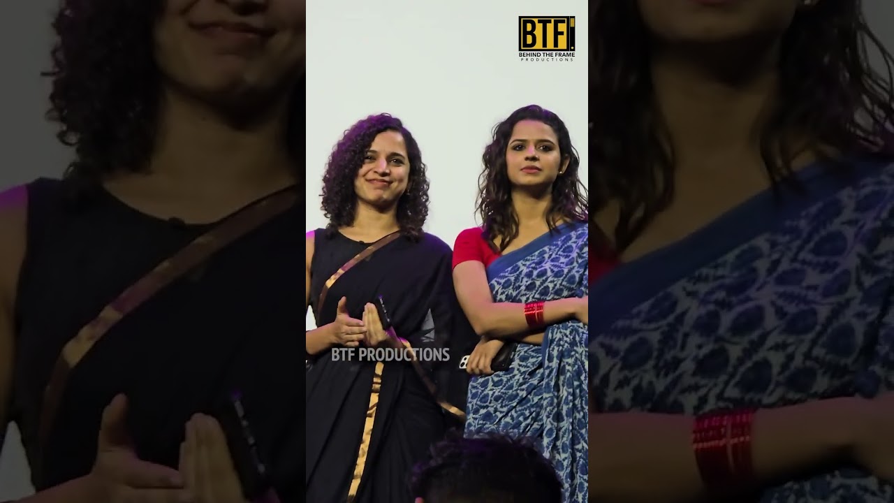 ക്യാമറയ്ക്ക് പിന്നിലെ ചിരി! ‘തിയേറ്റർ’ ഇവന്റിൽ ഡെയിനും മീനാക്ഷിയും ആനും.