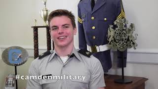 A current cadet discusses his personal Camden Experience