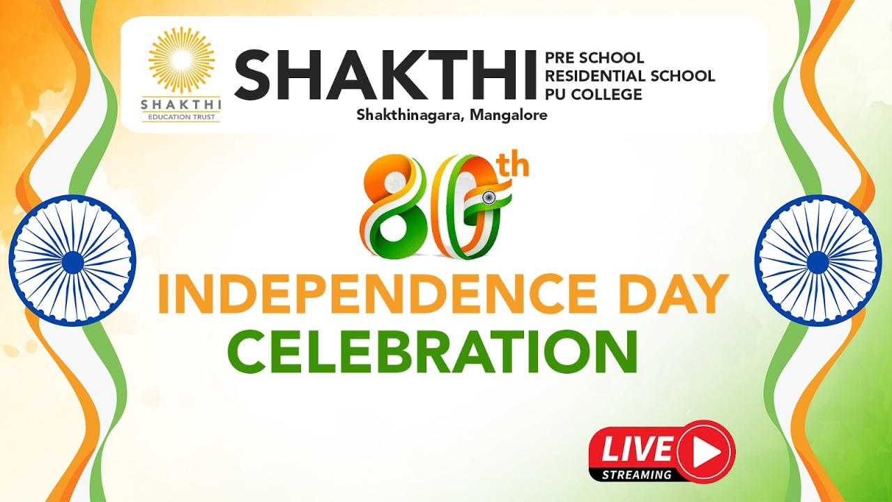 INDEPENDENCE DAY CELEBRATION - 2026 | SHAKTHI RESIDENTIAL SCHOOL & P U COLLEGE , SHAKTHINAGARA