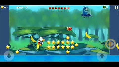 Super Penguin Adventure run World 1 Level: 1-11