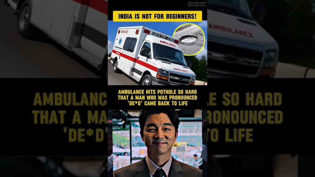 Dead Man Revives After Ambulance Hits Pothole