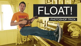 How To Float In The Air (Without A Greenscreen!) Photoshop Trick