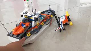 LEGO helicopter crash