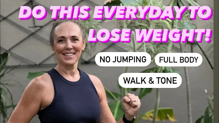 DO THIS EVERYDAY TO LOSE WEIGHT - WALK & TONE - NO...