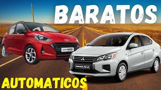 Los 5 AUTOS automaticos MAS BARATOS EN MEXICO modelo 2023