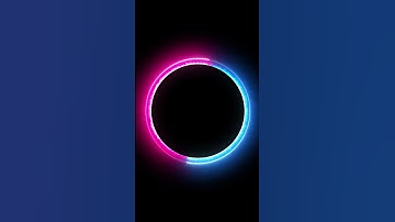 Neon Circle Loading Animation | Futuristic Tech Loop