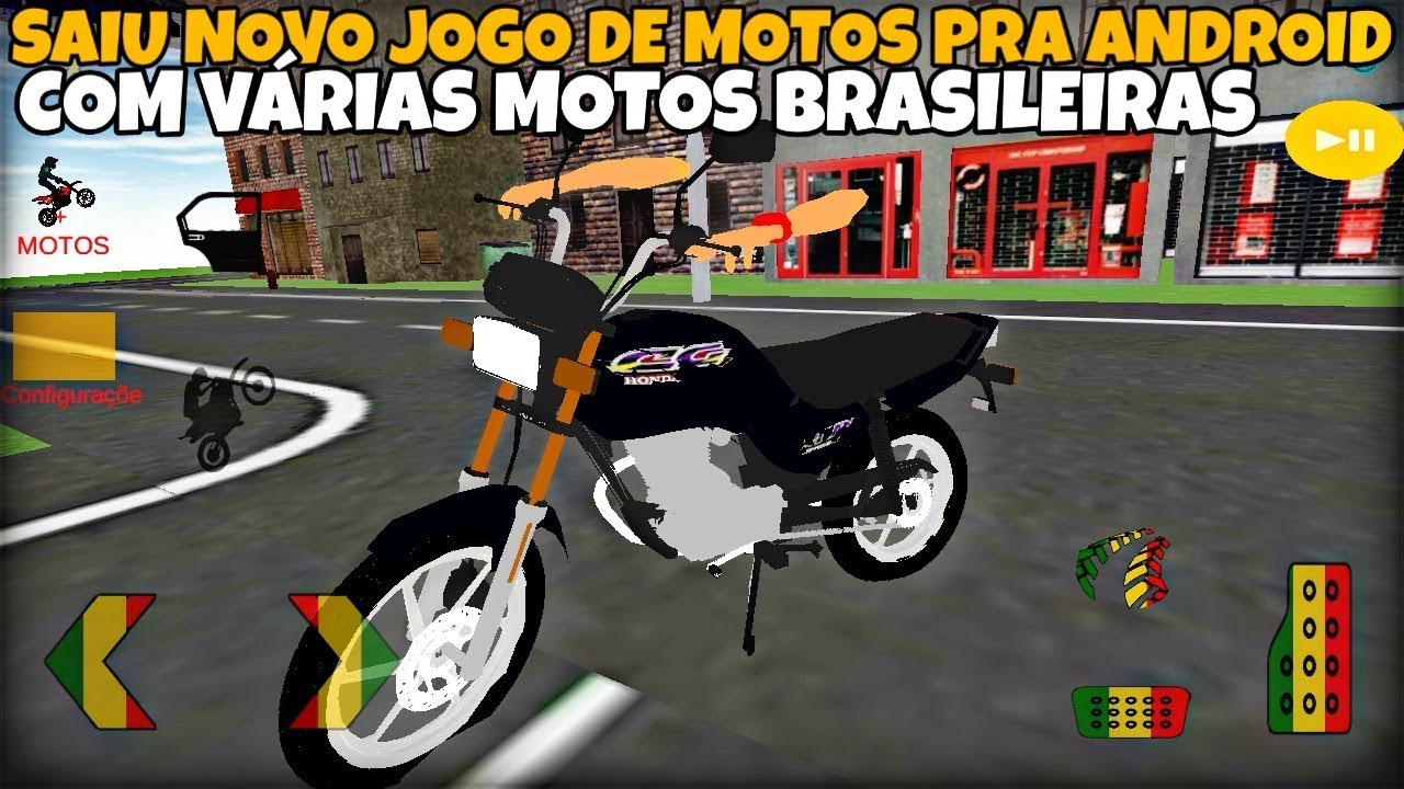 LANÇO NOVO JOGO DE MOTOS BRASILEIRAS COM VÁRIAS MOTOS 