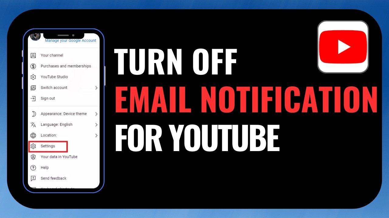How to Turn Off Email Notifications for YouTube (Stop Emails Instantly ...