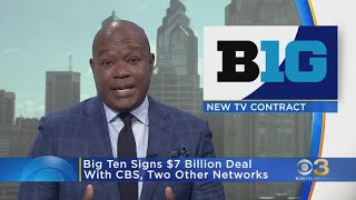 Big Ten signs $7 billion contract with CBS, two other networks