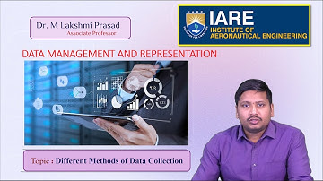 Different Methods of Data Collection by Dr. M Lakshmi Prasad