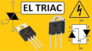 El TRIAC, un Componente MUY usado en los Electrodomésticos, Todo sobre el BT137, BTA16, BTA41.