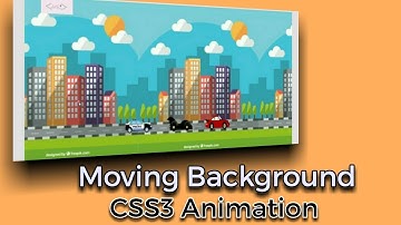 Moving background Animation|PURE CSS