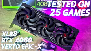 PNY GeForce RTX 4080 16GB XLR8 Gaming VERTO EPIC-X RGB Triple Fan DLSS 3