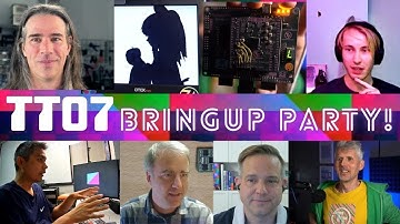 Tiny Tapeout 7 Bringup Party!