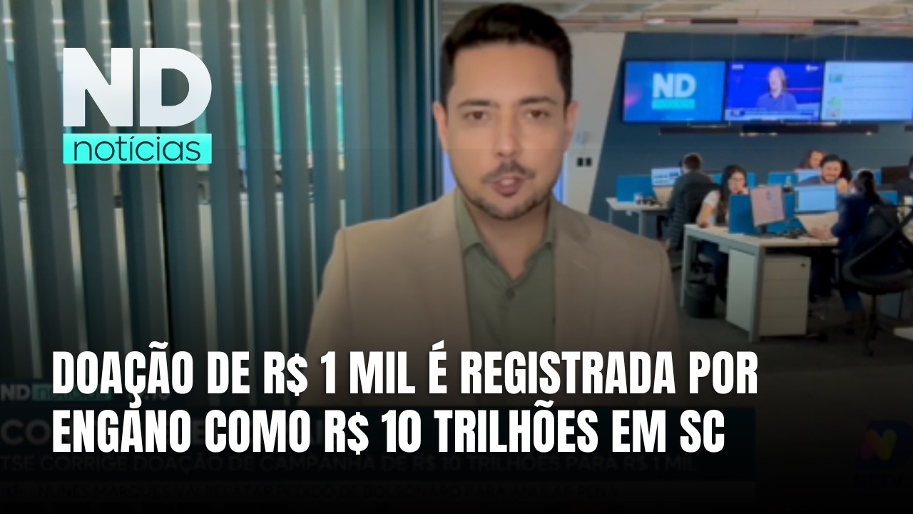 TSE corrige erro em registro de doação de campanha eleitoral em SC