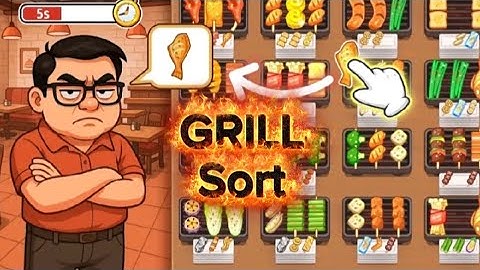 Grill Sort: Food Sort Gameplay Android Mobile 