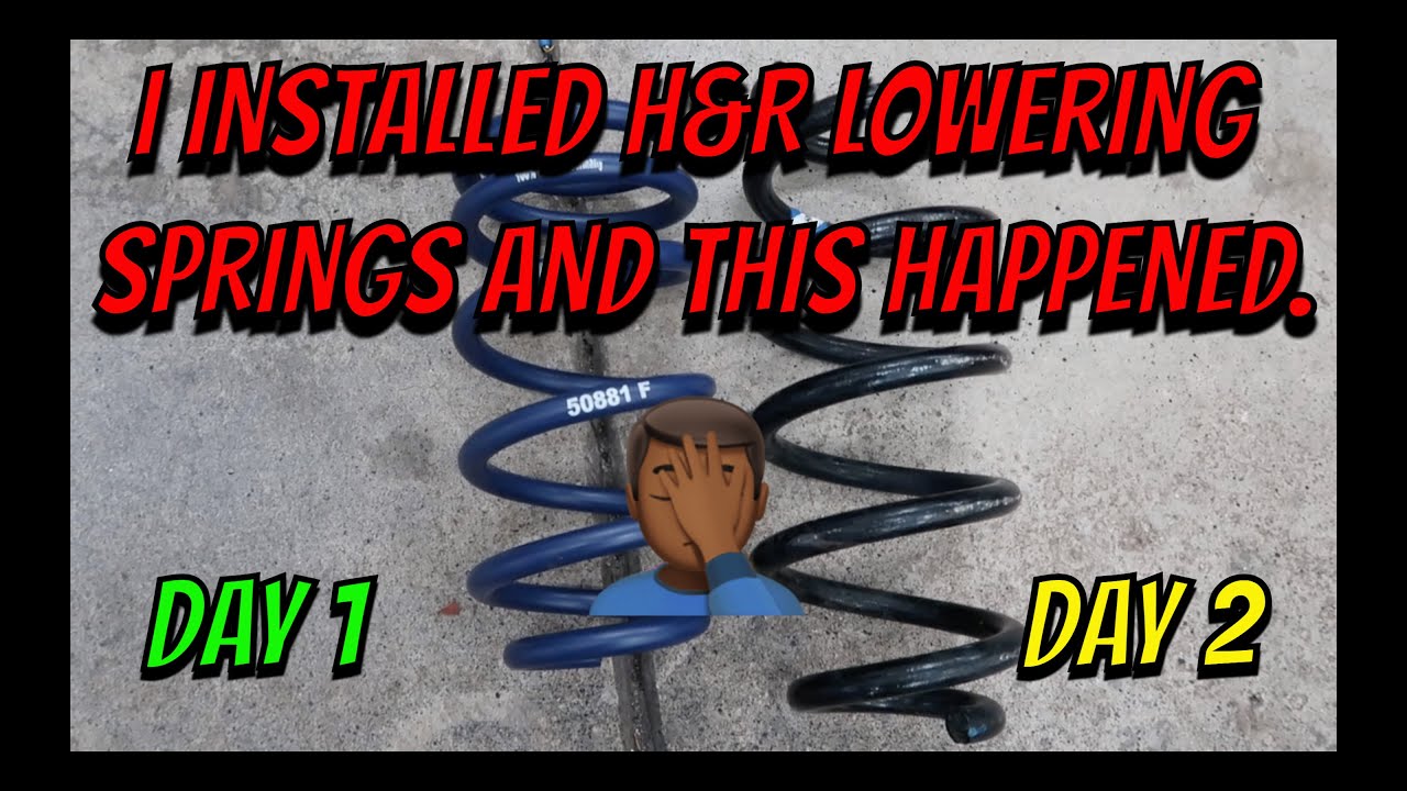 How to install H&R lowering springs on a AWD 300s, Charger, Challenger.