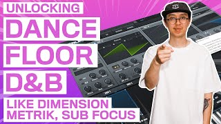 HOW TO MAKE DANCEFLOOR DRUM AND BASS LIKE DIMENSION, SUB FOCUS, METRIK | Ableton, Serum Tutorial