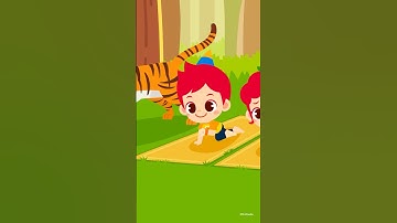 Ikuti Harimau! 🐯 | Lagu Anak Hewan｜JunyTony #Shorts