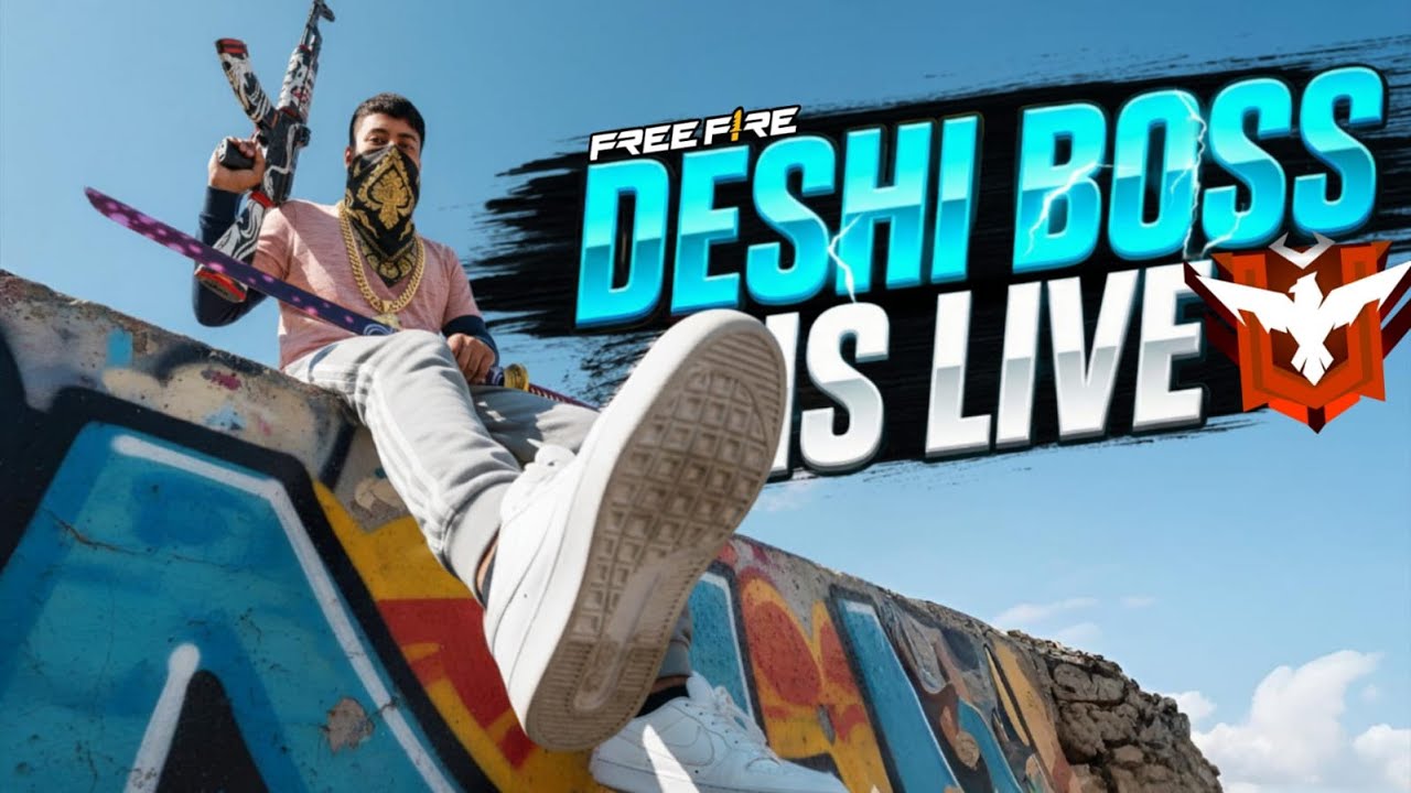 Free Fire Live- Rank Pushing In LIve Top 1 Grandmaster 💥