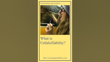 What is Unfalsifiability? [Vertical Video] - Logical Fallacy Definition and Example