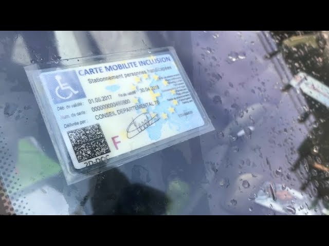 À Paris, des personnes handicapées reçoivent des PV… malgré leur carte de  stationnement gratuit 