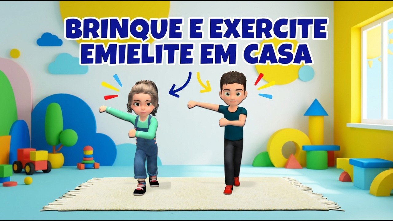 Treino Divertido Para Crianças: Brinque e Exercite em Casa (20 Minutos)