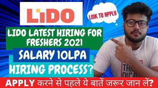 Lido Jobs For Freshers | Salary 10lpa | Lido Learning Interview Process 2021 | Lido Learning BDA Job