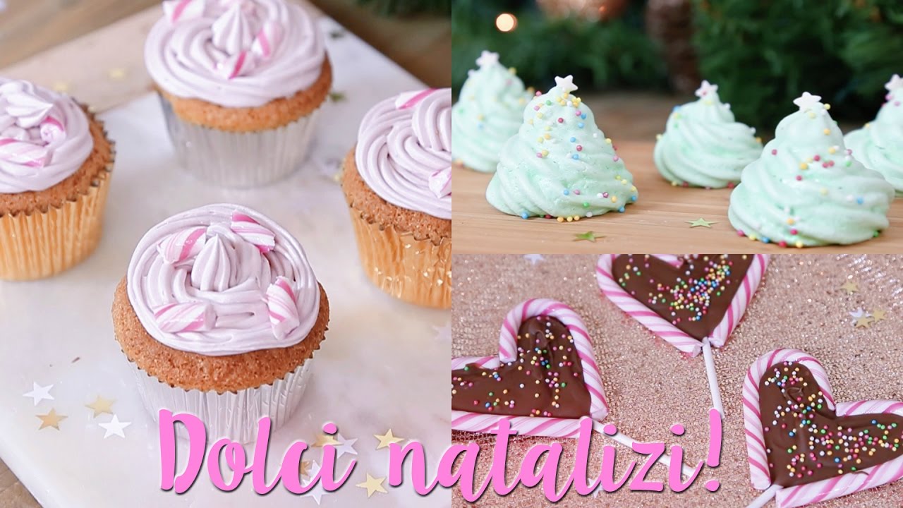 Dolci Natalizi Youtube.Dolci Natalizi Facili E Veloci Cupcake Cuori Di Cioccolato E Meringhe Vanessa Ziletti Youtube