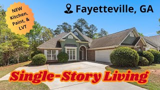 RANCH Home for Sale in Fayetteville, GA | You will NOT want to miss this updated home.