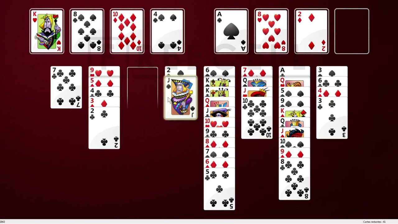 Solution to freecell game #2943 in HD - YouTube