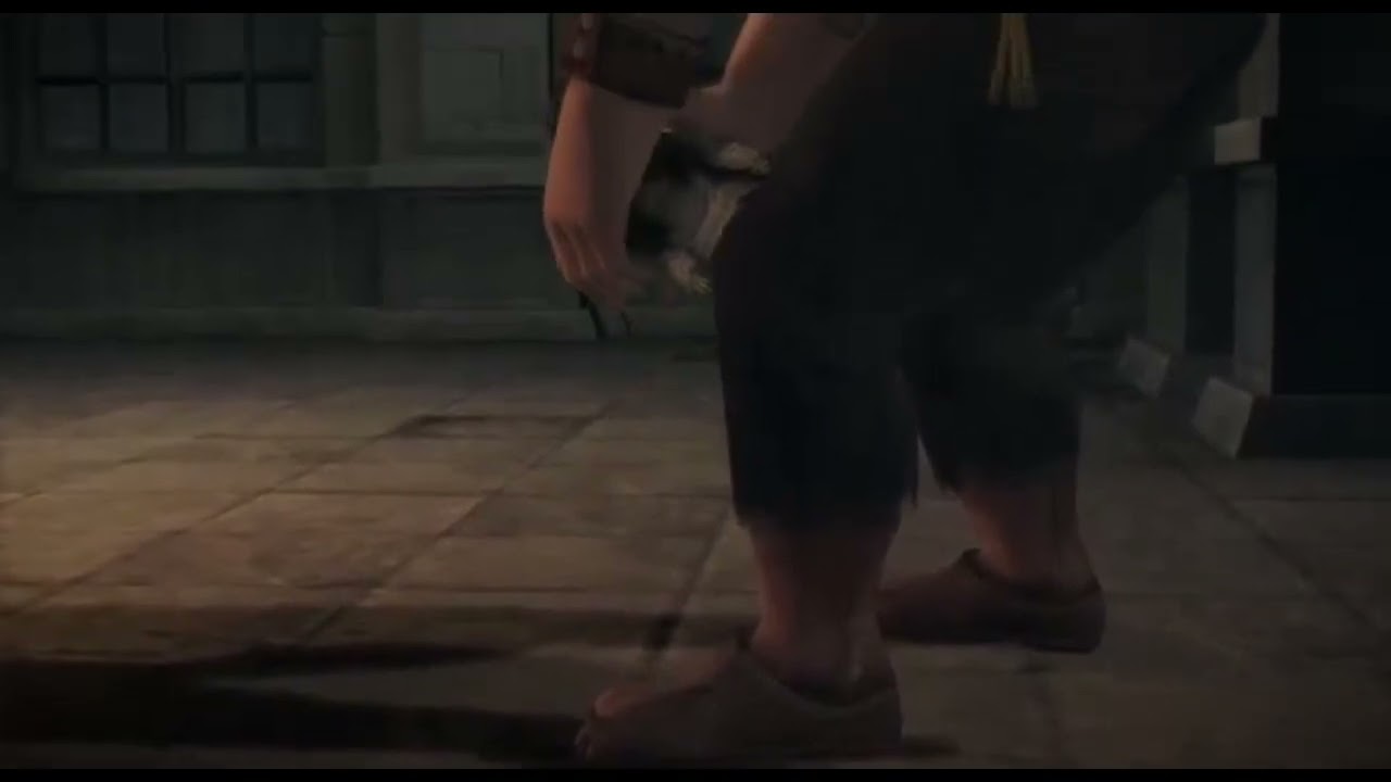 Debilitas sees Fiona Belli in the hallway