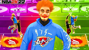 My CATFISH POINT FORWARD with CONTACTS and SLASHER TAKEOVER OWNS THE 1v1 COMP STAGE in NBA 2K22