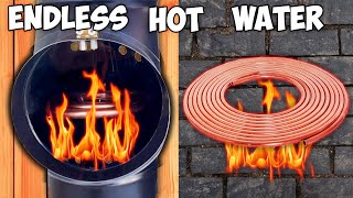ENDLESS Hot Water for Your Home (NO ELECTRICITY) by Daniel's Inventions 847,030 views 1 year ago 2 minutes, 18 seconds