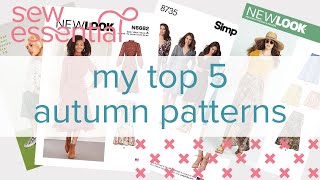 My Five Favourite Autumn Patterns 2023