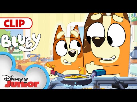 Bluey Season 3 Episode 4 Omelette Episode Clip | Disneyjunior | Blueyofficialchannel