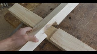 HALF-WOOD OR HALF-CANE ASSEMBLY Easy Carpentry - LUIS LOVON